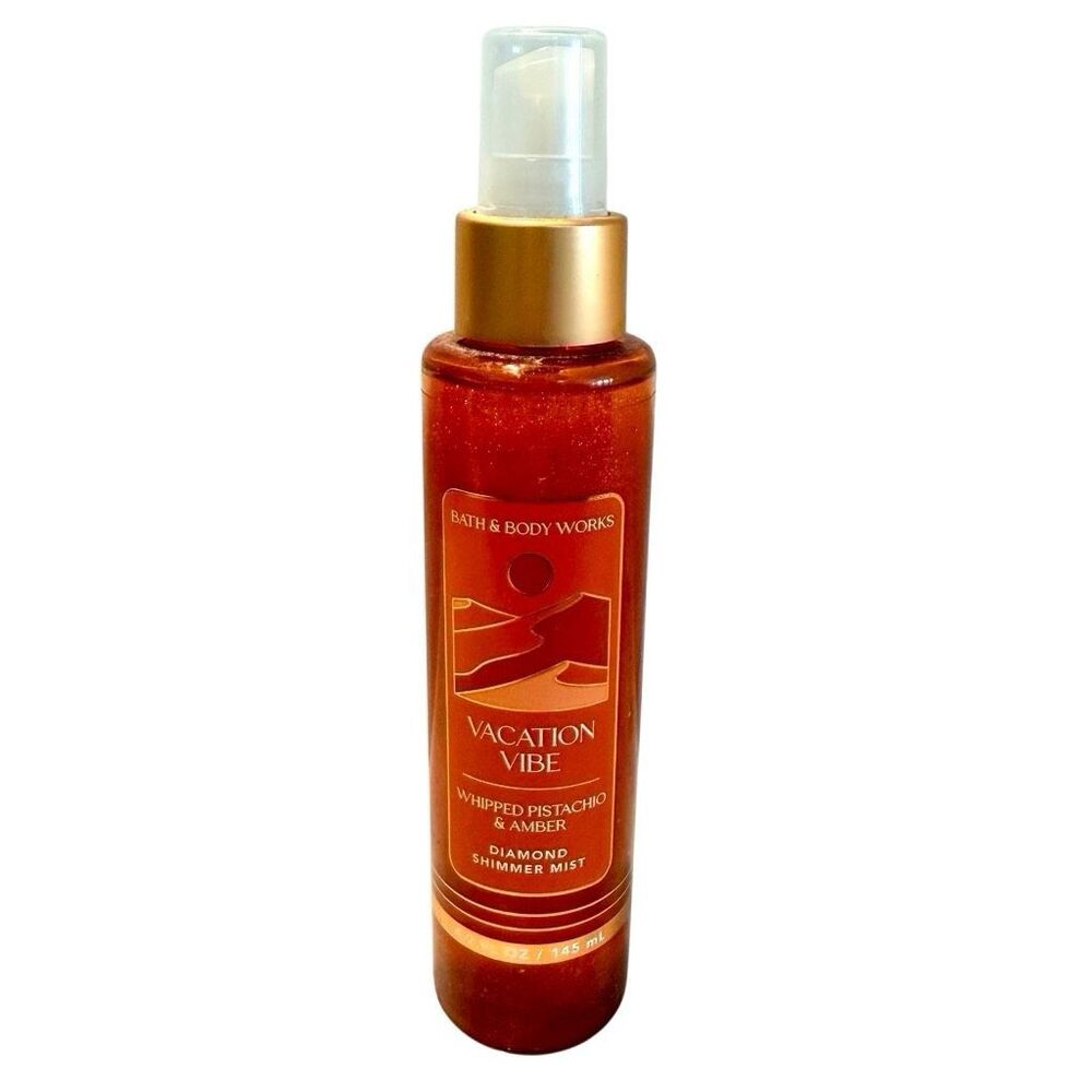 Bath & Body Works Vacation Vibe Diamond Shimmer Mist Whipped Pistachio & Amber